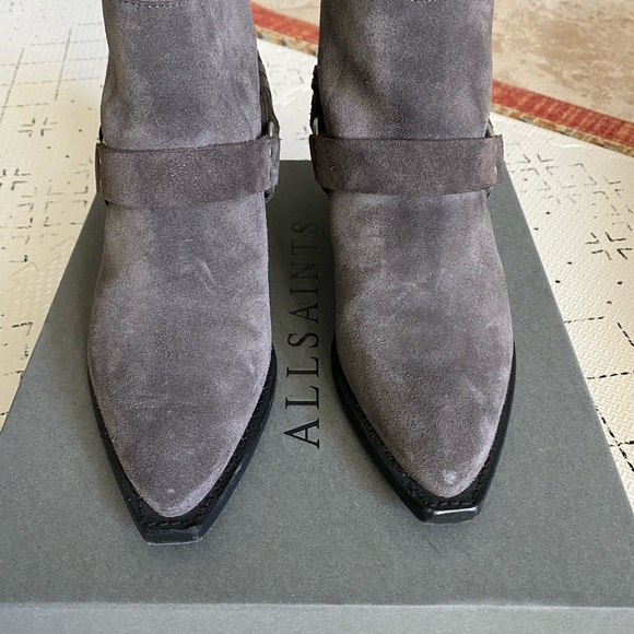 ALLSAINTS Suede Marley Boot Harness - Picture 5 of 10